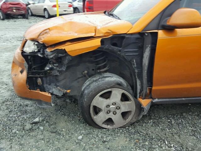 5GZCZ63406S820563 - 2006 SATURN VUE ORANGE photo 9