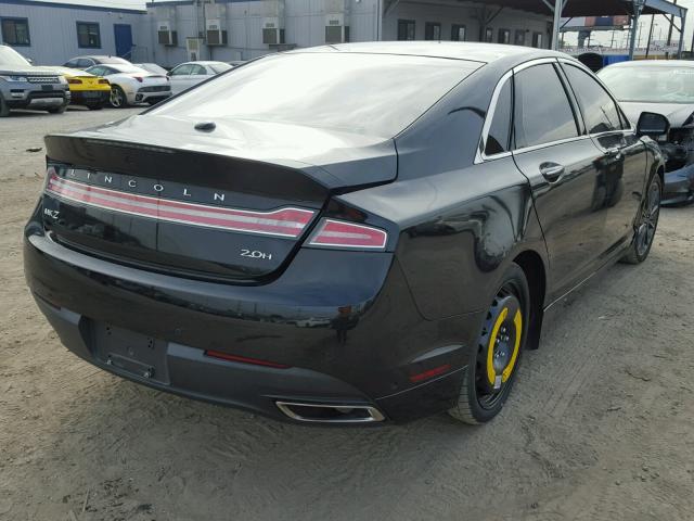 3LN6L2LU4ER824811 - 2014 LINCOLN MKZ HYBRID BLACK photo 4