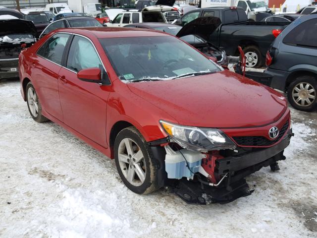 4T1BF1FK1DU655767 - 2013 TOYOTA CAMRY L RED photo 1