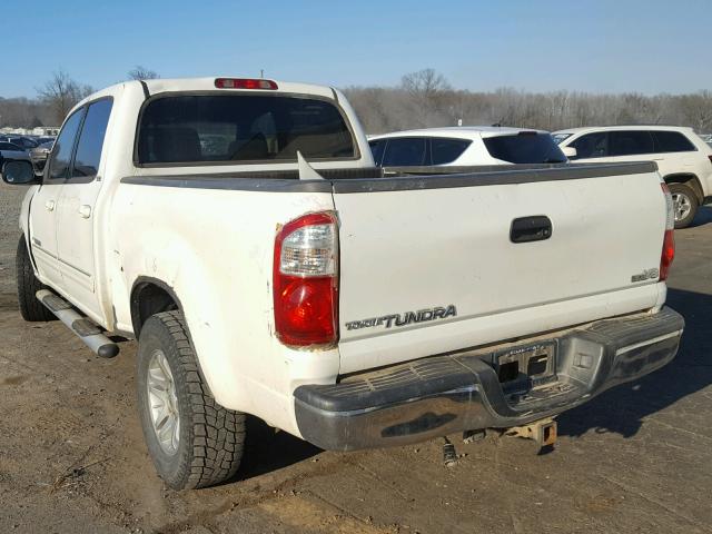 5TBET34186S559893 - 2006 TOYOTA TUNDRA DOU WHITE photo 3