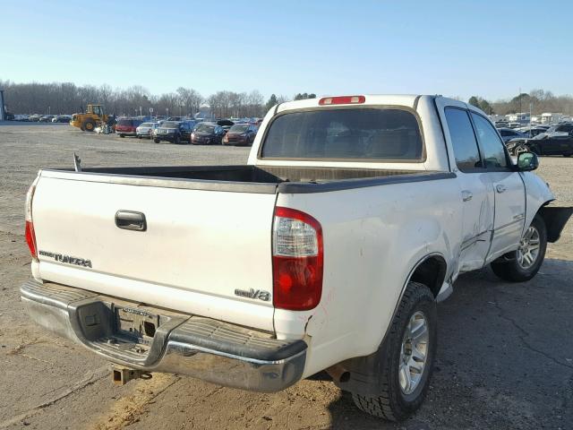 5TBET34186S559893 - 2006 TOYOTA TUNDRA DOU WHITE photo 4