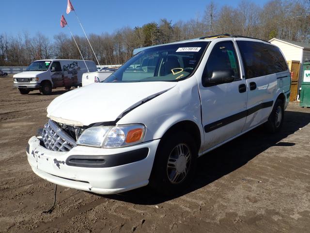 1GNDX03E4XD338659 - 1999 CHEVROLET VENTURE WHITE photo 2