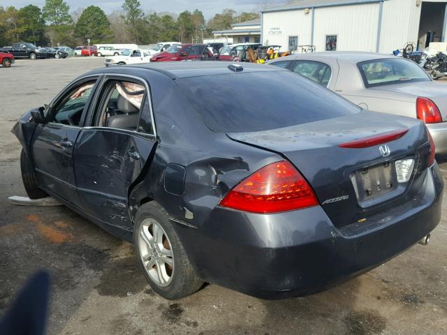 1HGCM568X6A005948 - 2006 HONDA ACCORD EX GRAY photo 3