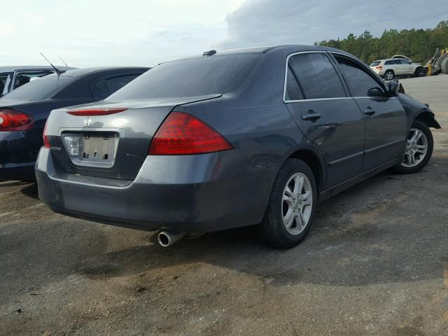 1HGCM568X6A005948 - 2006 HONDA ACCORD EX GRAY photo 4