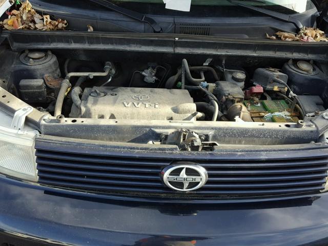 JTLKT324350181088 - 2005 TOYOTA SCION XB BLUE photo 7