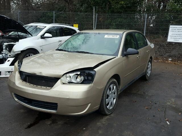 1G1ZS58N38F101405 - 2008 CHEVROLET MALIBU LS GOLD photo 2