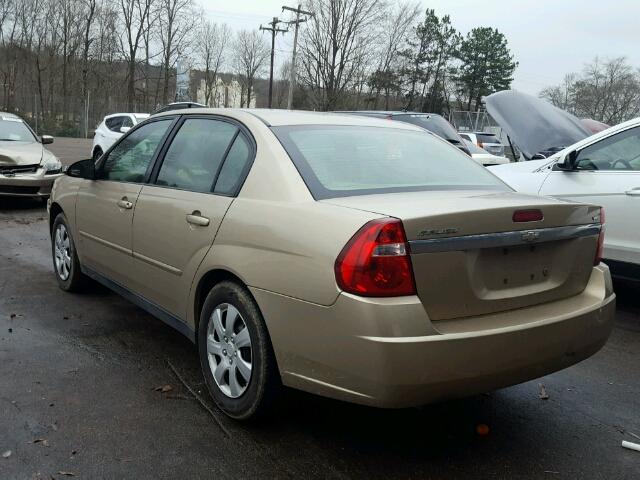 1G1ZS58N38F101405 - 2008 CHEVROLET MALIBU LS ოქროსფერი ფოტო 3