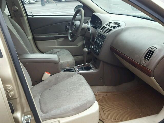 1G1ZS58N38F101405 - 2008 CHEVROLET MALIBU LS ოქროსფერი ფოტო 5