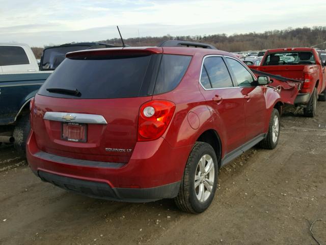 2GNALDEK8D6300242 - 2013 CHEVROLET EQUINOX LT RED photo 4