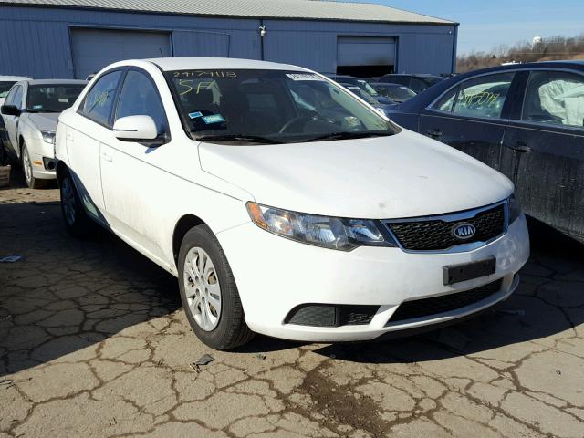 KNAFU4A22B5455649 - 2011 KIA FORTE EX WHITE photo 1