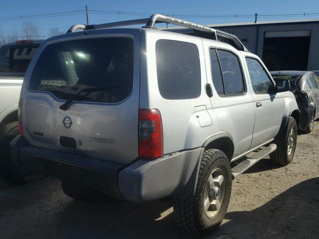 5N1ED28Y63C645749 - 2003 NISSAN XTERRA XE SILVER photo 4