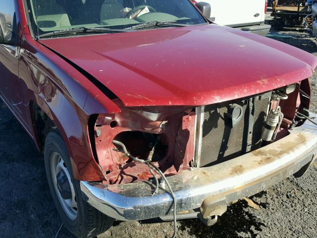 1GCCS198148134075 - 2004 CHEVROLET COLORADO RED photo 9