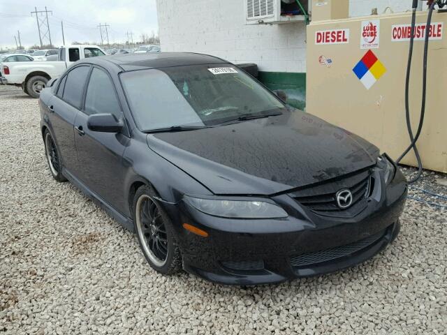 1YVHP84D145N26716 - 2004 MAZDA 6 S BLACK photo 1