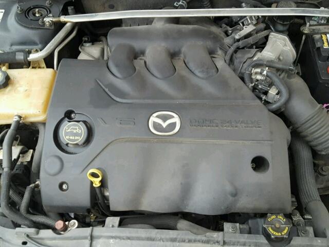 1YVHP84D145N26716 - 2004 MAZDA 6 S BLACK photo 7