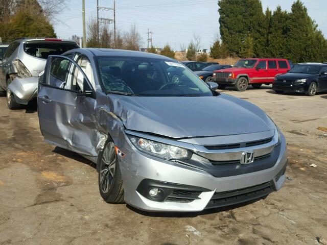 19XFC1F70HE025088 - 2017 HONDA CIVIC EXL SILVER photo 1