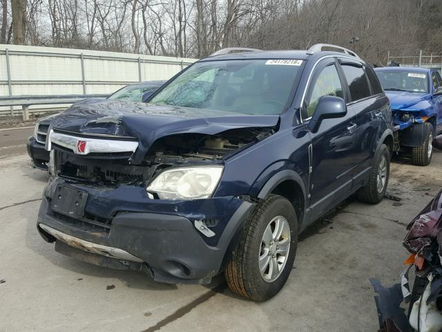 3GSCL33P08S654259 - 2008 SATURN VUE XE BLUE photo 2