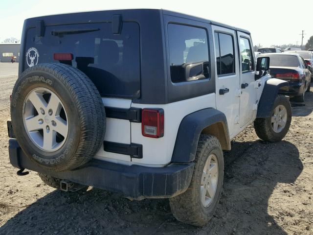 1C4BJWDG4EL172652 - 2014 JEEP WRANGLER U WHITE photo 4