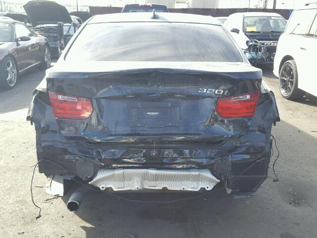 WBA3B1C55DK129377 - 2013 BMW 320 I BLACK photo 9