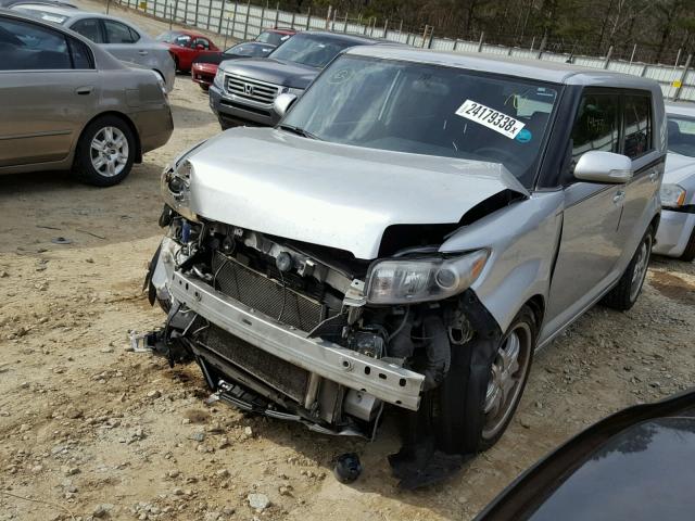 JTLKE50E381015993 - 2008 SCION XB SILVER photo 2