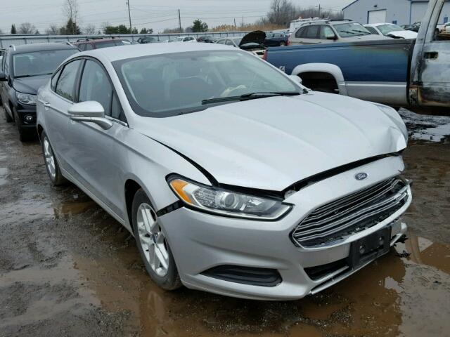 3FA6P0H75ER140906 - 2014 FORD FUSION SE SILVER photo 1