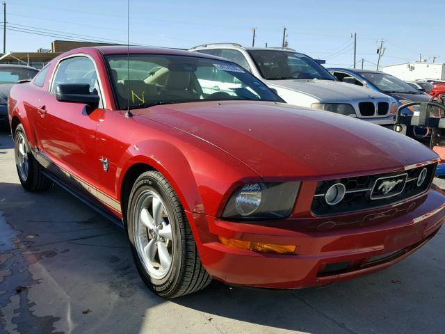 1ZVHT80N995135625 - 2009 FORD MUSTANG RED photo 1