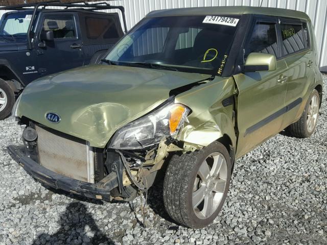 KNDJT2A27B7197699 - 2011 KIA SOUL + GREEN photo 2