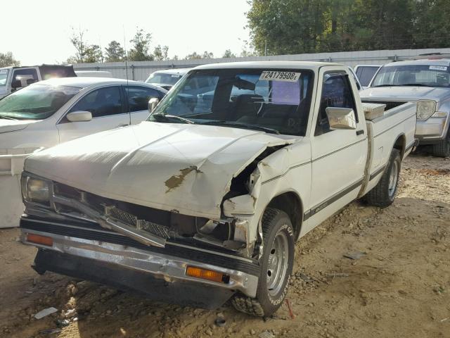 1GCCS14R7P0160604 - 1993 CHEVROLET S TRUCK S1 WHITE photo 2