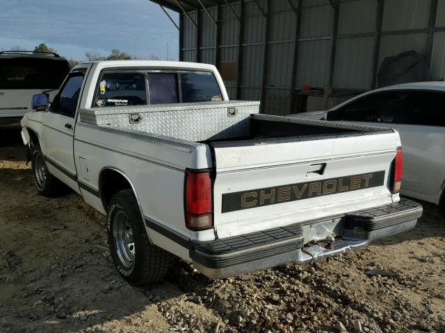 1GCCS14R7P0160604 - 1993 CHEVROLET S TRUCK S1 WHITE photo 3