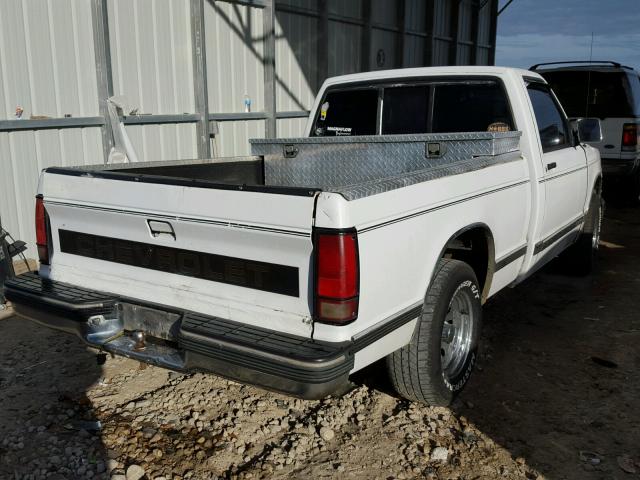 1GCCS14R7P0160604 - 1993 CHEVROLET S TRUCK S1 WHITE photo 4