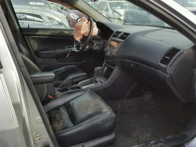 1HGCM56817A081768 - 2007 HONDA ACCORD EX SILVER photo 5