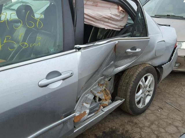 1HGCM56817A081768 - 2007 HONDA ACCORD EX SILVER photo 9