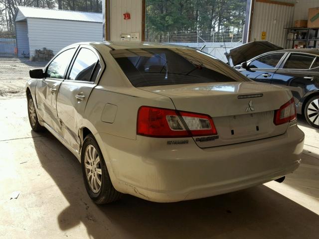 4A3AB36F19E006155 - 2009 MITSUBISHI GALANT ES WHITE photo 3