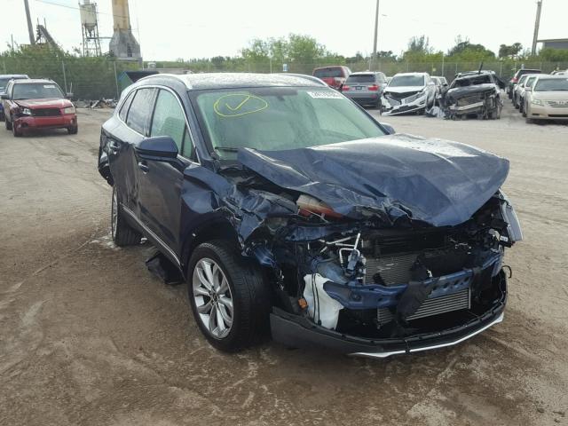 5LMCJ2C90GUJ30324 - 2016 LINCOLN MKC SELECT BLUE photo 1