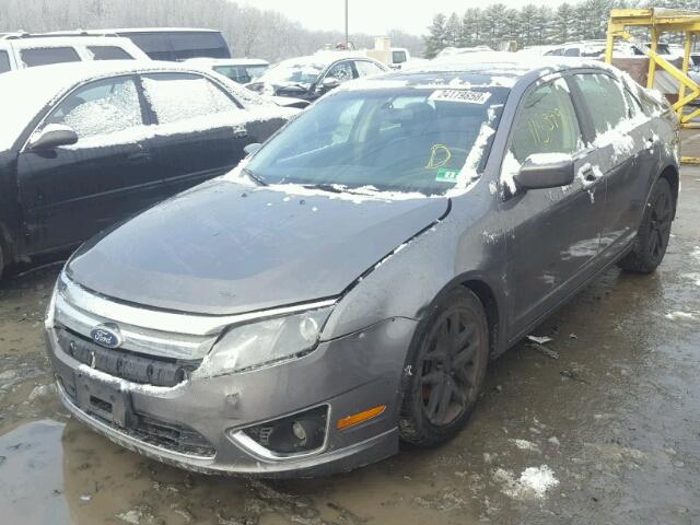 3FAHP0JGXAR413917 - 2010 FORD FUSION SEL GRAY photo 2