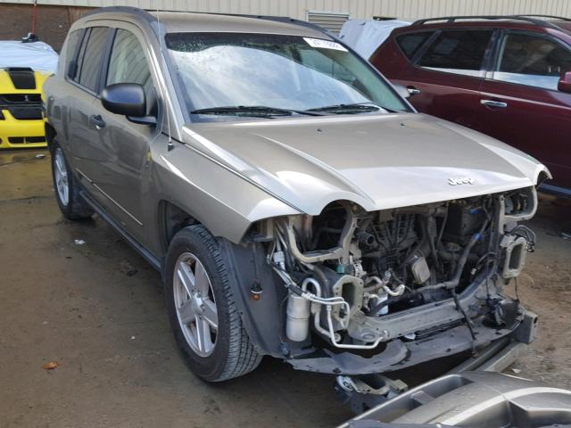 1J8FT47W98D669822 - 2008 JEEP COMPASS SP BROWN photo 1