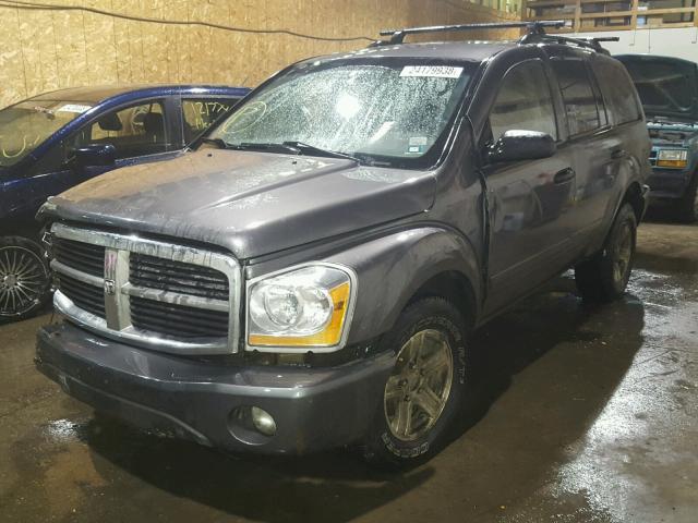 1D4HB48D74F226358 - 2004 DODGE DURANGO SL CHARCOAL photo 2