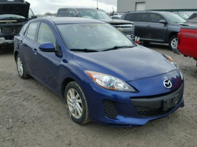 JM1BL1LP1D1741627 - 2013 MAZDA 3 I BLUE photo 1