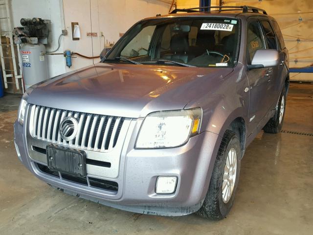 4M2CU97128KJ08537 - 2008 MERCURY MARINER PR BLUE photo 2