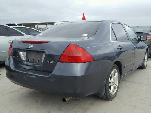 1HGCM56756A155716 - 2006 HONDA ACCORD EX GRAY photo 4