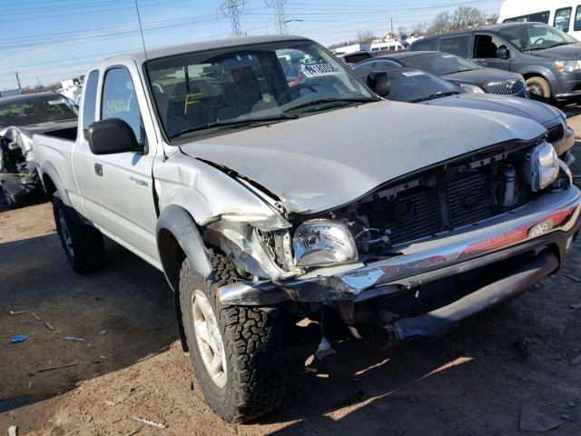 5TEWN72N62Z068030 - 2002 TOYOTA TACOMA XTR SILVER photo 1