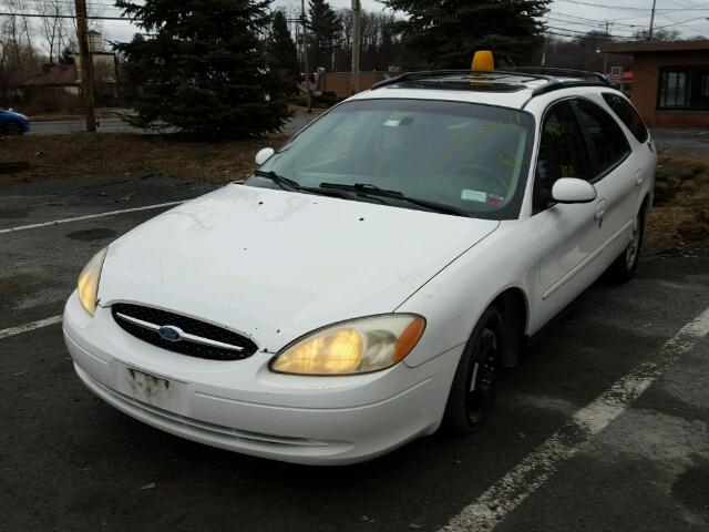 1FAFP58203A143141 - 2003 FORD TAURUS SE WHITE photo 2