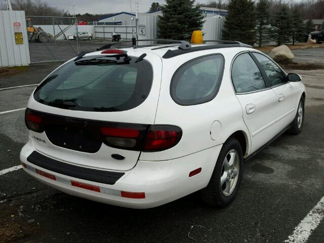 1FAFP58203A143141 - 2003 FORD TAURUS SE WHITE photo 4