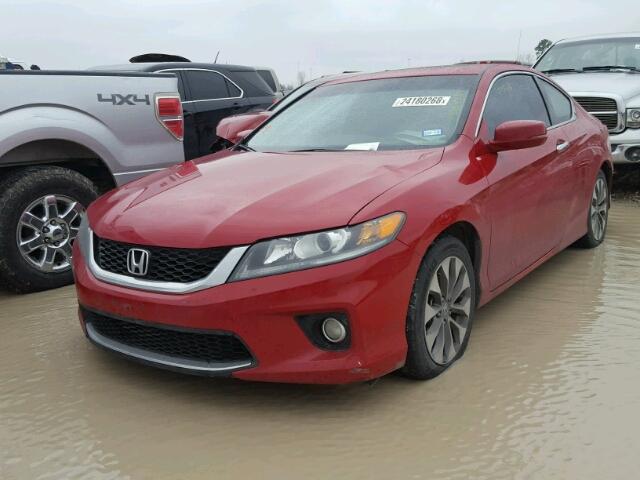 1HGCT1B78FA009957 - 2015 HONDA ACCORD EX RED photo 2