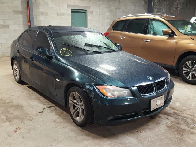 WBAVA335X8KX88097 - 2008 BMW 328 I GREEN photo 1