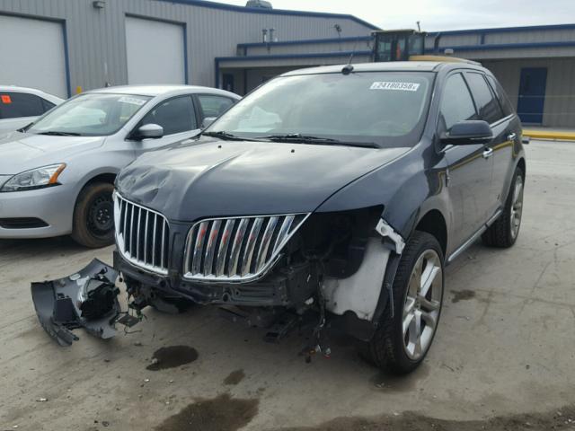 2LMDJ8JK9EBL07671 - 2014 LINCOLN MKX GRAY photo 2