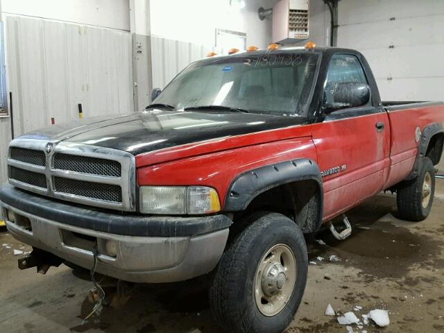 3B7KF26Z72M228344 - 2002 DODGE RAM 2500 BURN photo 2