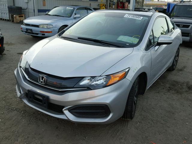 2HGFG3B86FH514239 - 2015 HONDA CIVIC EX 银色 照片 2