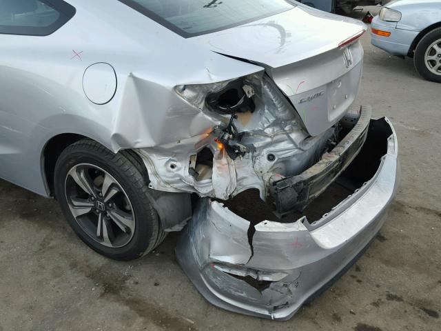 2HGFG3B86FH514239 - 2015 HONDA CIVIC EX SILVER photo 9