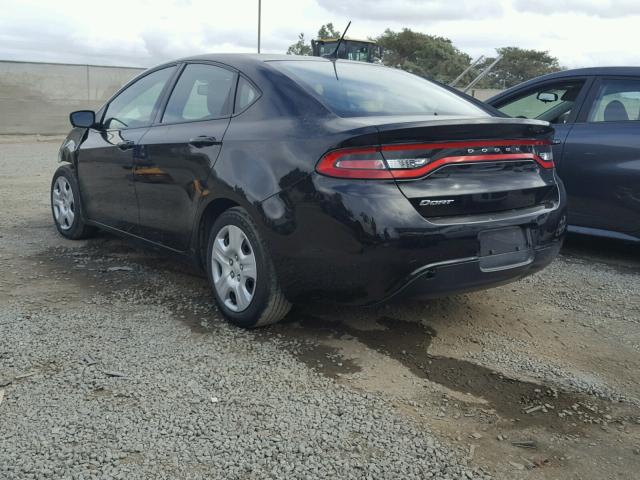 1C3CDFAA2ED802355 - 2014 DODGE DART SE BLACK photo 3