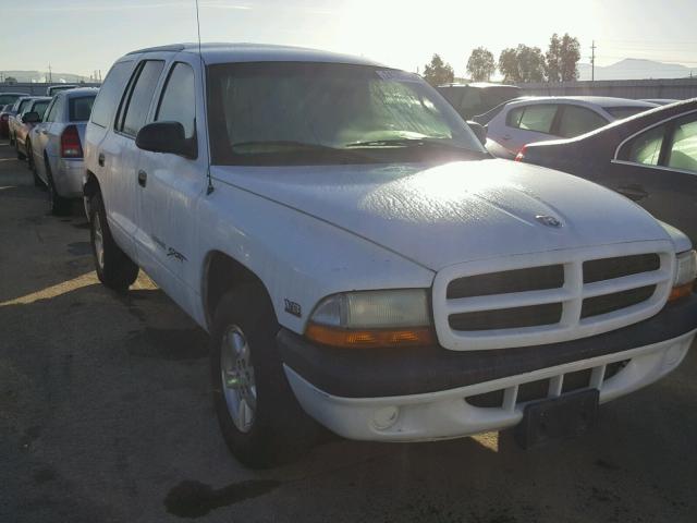 1B4HR28N11F604804 - 2001 DODGE DURANGO WHITE photo 1